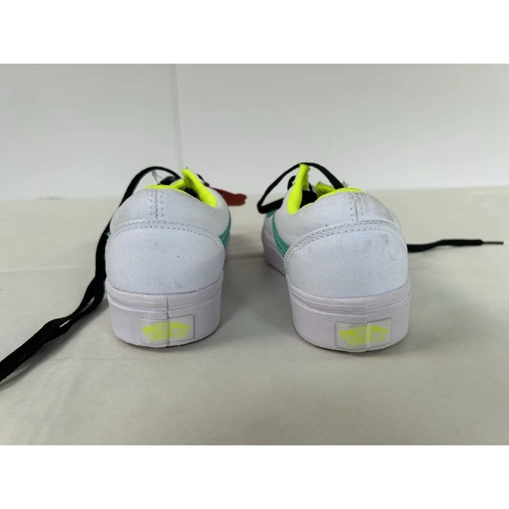 NWT Vans Off The Wall Old Skool Comfy Cush Skate Shoes Juniors Size 5.5 White